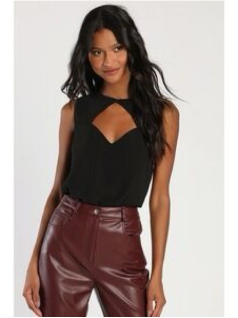 (NWT) Lulu’s Diamond Cutout Bodysuit